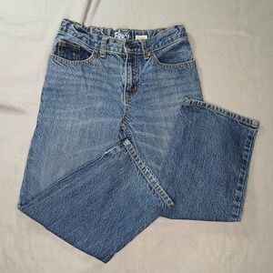 OshKosh B'Gosh Classic Jeans Straight Leg Adjustable Waistband Boys Husky 7H